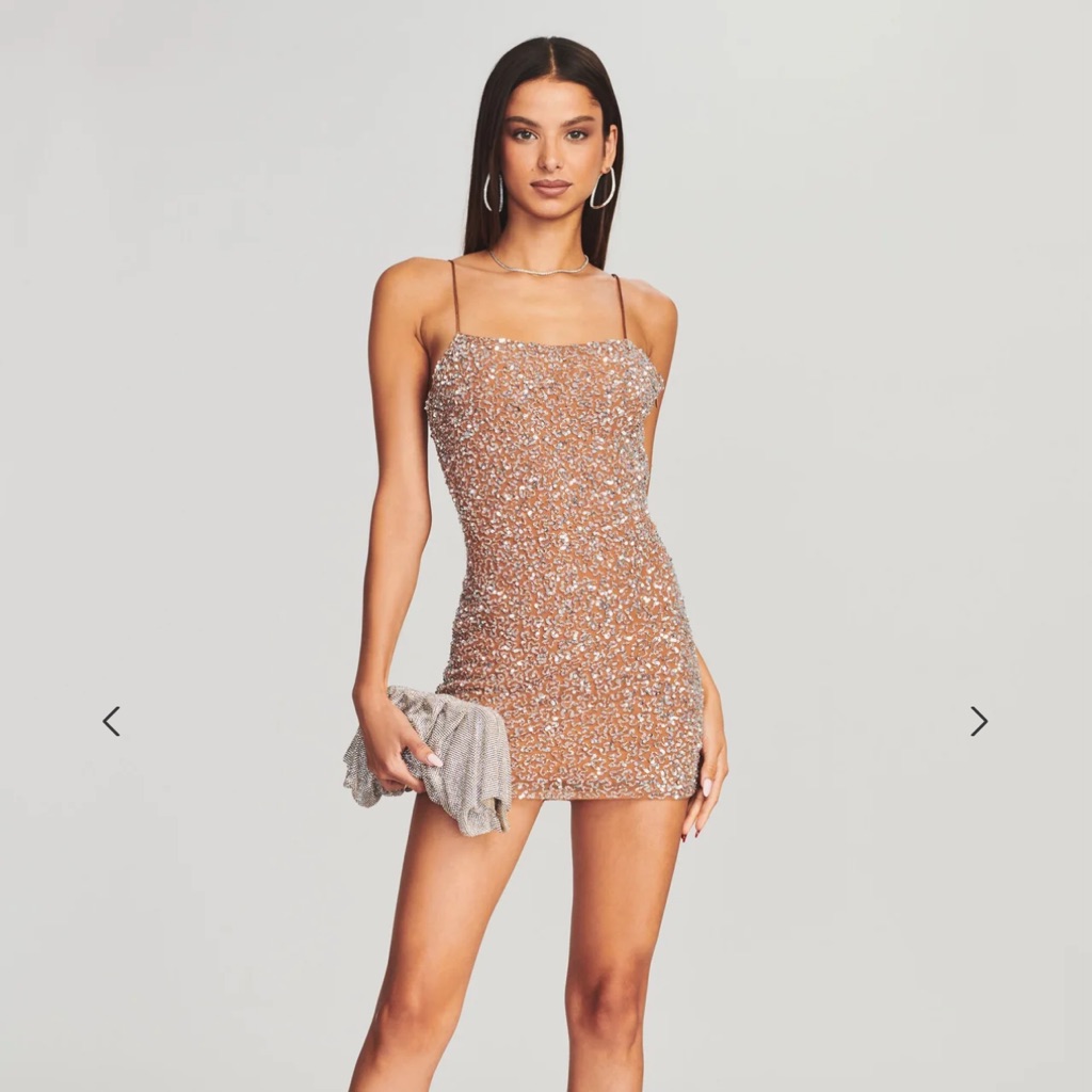 Retrofete Dionne Sequin Dress // Xs Never Worn